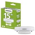 Лампа LED T80 таблетка 15Вт 230В 4000К GX53 GENERICA LL-T80-15-230-40-GX53-G