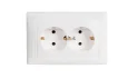 Розетка СП 2-м c з/к в сборе (белый) Valena Legrand 774400