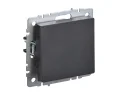 Выключатель 1кл с/у черный механизм ВС10-1-0-БрЧ BRITE IEK BR-V10-0-10-K02