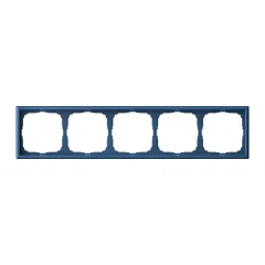 ARTGALLERY 5-постовая РАМКА, универсальная, АКВАМАРИН Systeme Electric GAL001105