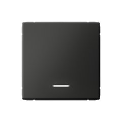 ARTGALLERY 1-клавишный ВЫКЛЮЧАТЕЛЬ с подсветкой, сх.1а, 10АХ, механизм, БАЗАЛЬТ GAL Systeme Electric