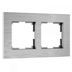 Рамка на 2 поста AluMax (алюминий) W0023506 Werkel a066327