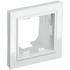 BRITE Рамка 1-мест. IP44 РУ-1-БрБ-44 бел. IEK BR-M12-44-K01