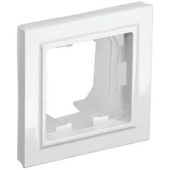 BRITE Рамка 1-мест. IP44 РУ-1-БрБ-44 бел. IEK BR-M12-44-K01