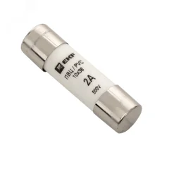 Плавкая вставка цилиндрическая ПВЦ (10х38) 2А EKF pvc-10x38-2