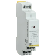 Реле промежут. OIR 2 конт. 8А 48В AC/DC IEK OIR-208-ACDC48V