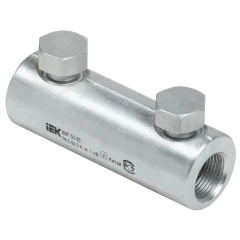 Алюминиевая механическая гильза со срывными болтами АМГ 50-95 до 1 кВ IEK UZA-29-S50-S95-1