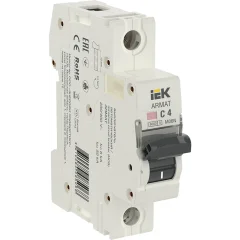 ARMAT Авт. выкл. M06N 1P C 4А IEK AR-M06N-1-C004