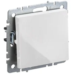 BRITE Выключ. 1-кл. 10А ВС10-1-0-БрБ бел. IEK BR-V10-0-10-K01