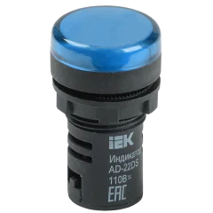 Лампа AD22DS(LED)матрица d22мм синий 230В IEK BLS10-ADDS-230-K07