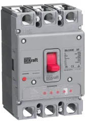 Силовой авт. выкл. с электрон. расц. 3P 125А 50кА ВА-333E DEKraft 22500DEK