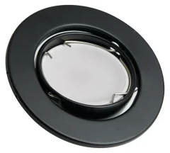 Светильник потолочный встраиваемый, DL11 MR16 50W G5.3 чёрный матовый Feron 48466