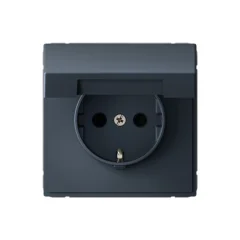 ARTGALLERY РОЗЕТКА с заземл. со шторк. с крышкой, 16А, IP20, механизм, ГРИФЕЛЬ GAL0 Systeme Electric