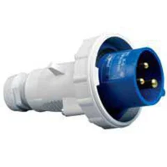 Прямая вилка - P17 Tempra Pro - IP 66/67 - 200/250 В~ - 16 A - 2К+З Legrand 555324