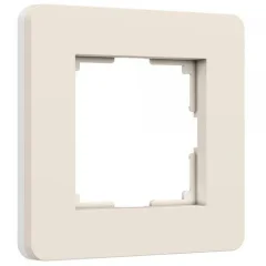 Рамка на 1 пост Split (айвори/белый, soft-touch)/ W0013066 Werkel a067251
