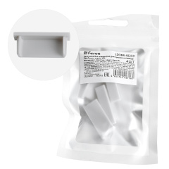 Заглушка без отверстия для профиля CAB252, LD384 (комплект 4шт) FERON Feron 48259