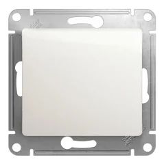 Glossa Перламутр Выключатель 1-клавишный сх.1, 10AX Systeme Electric GSL000611
