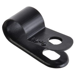 Скоба крепежная 6мм нейлоновая черная (50шт) IEK USK11-06-050-K02