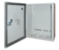 Щит ЩПУ-2 IP54 (385х290х170 мм.) с глухой дверцей IP54 Scan Lights sc-li/2-390x290x180