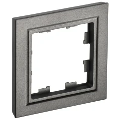 BRITE Рамка 1-мест. РУ-1-БрТБ бр. IEK BR-M12-K45