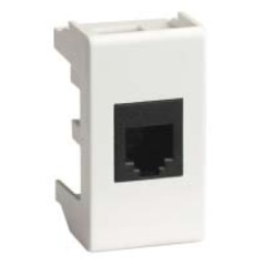 Комп.роз. RJ45 кат.5e, 8P8C, Viva, белая, 1мод DKC 45038