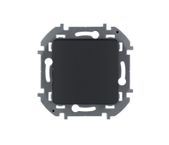 Выключатель одноклавишный - INSPIRIA - 10 AX - 250 В~ - антрацитВыключатель одноклавишный - INSPIRIA