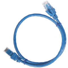 Шнур коммутационный кат.5Е UTP 3м синий GENERICA PC03-C5EU-3M-G