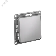 ATLASDESIGN 1-клавишный ПЕРЕКЛЮЧАТЕЛЬ, сх.6, 10АХ, механизм, АЛЮМИНИЙ Systeme Electric ATN000361