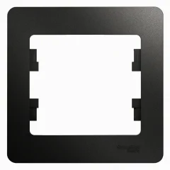 Glossa Антрацит Рамка 1-ая Systeme Electric GSL000701