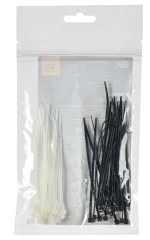 Набор хомутов 2,5х100 (25б. 25ч) (50шт/упак) IEK UNH35-N01-050