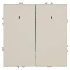 Выключатель 2-клавишный c индикатором (механизм), , 250В, 10А, серия Эмили, RSW10-5102-08, ка STEKKE