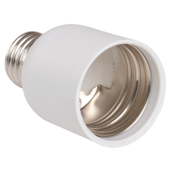 ПР27-40-К02 Переходник пластик, Е27-Е40, белый, индивидуальный пакет, IEK EPR13-01-01-K01