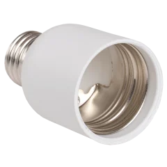 ПР27-40-К02 Переходник пластик, Е27-Е40, белый, индивидуальный пакет, IEK EPR13-01-01-K01