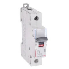 Авт выкл. DX 1П С4А 6000/10кА Legrand 407665