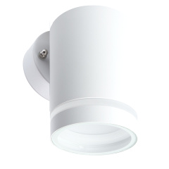 Светильник садово-парковый, 230V GX53, DH1001, белый (на стену) Feron 48315