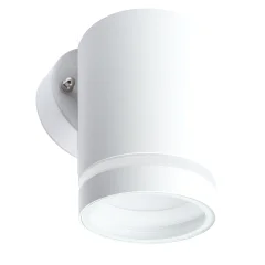 Светильник садово-парковый, 230V GX53, DH1001, белый (на стену) Feron 48315