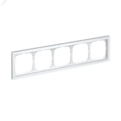 ARTGALLERY PURE 5-постовая РАМКА, МАТОВОЕ ОРГАНИЧЕСКОЕ СТЕКЛО БЕЛЫЙ Systeme Electric GAL330105