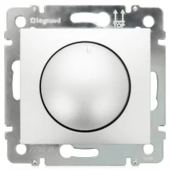 Светорегулятор поворотно-нажимной LED 400Вт алюминий VALENA DIY Legrand 694348