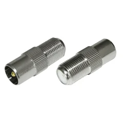 ПЕРЕХОД гнездо F - штекер TV Rexant 05-4303