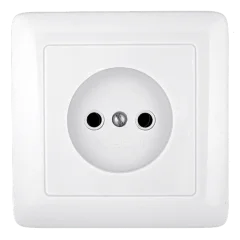 ХИТ С/У РОЗЕТКА без заземления без шторок 10А, 250В, БЕЛЫЙ. Россия Systeme Electric RS10-132-B