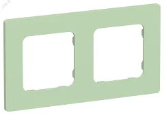 FLITE CLASSIC Рамка 2-местная РУ-2-К-ФлФ фисташковый IEK FI-M22-32-20-K93