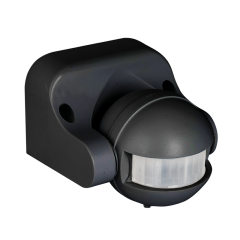 ИК датчик движения наст. 1200Вт 180гр. до 12м IP44 MS-39b черный PROxima EKF dd-ms-39b