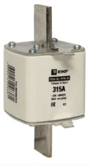 Плавкая вставка ППН-39 630/315А габарит 3 EKF fus-39/630/315