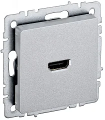 BRITE Розетка HDMI РHDMI-0-БрА алюминий IEK BR-H10-K47