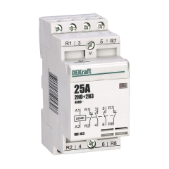 Модульный контактор 2НО+2НЗ 16А 230В МК-103 DEKraft 18055DEK