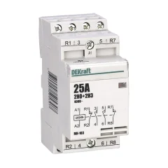 Модульный контактор 2НО+2НЗ 16А 230В МК-103 DEKraft 18055DEK