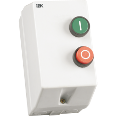 Контактор КМИ11860 18А в оболочке Ue=380В/АС3 IP54 IEK KKM16-018-380-00