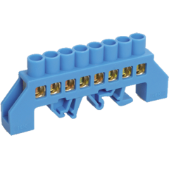 Шина N "ноль" в комб DIN-изол "Стойка" ШНИ-8х12-6-КС-С IEK YNN10-812-6DP-K07