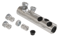 Алюм. механич. гильза со срывными болтами АМГ 25-95 IEK UZA-29-S25-S95-35