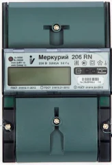 Электросчетчик Меркурий 5-60А/230В кл.т.2,0 многотарифный ЖКИ RS-485 Incotex 206 RN